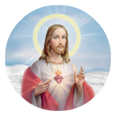 DAROUND 109 BL Sacred Heart Clouds Blue